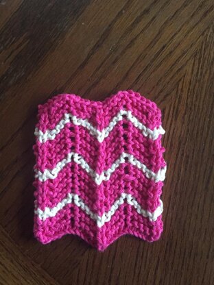 Pretty n' Pink Chevron Coaster