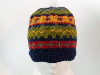 Bonnet " jack" style fairisle