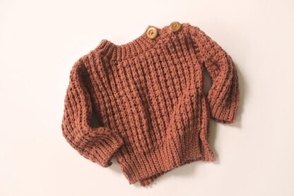 Weekend Waffle Sweater Baby-5T