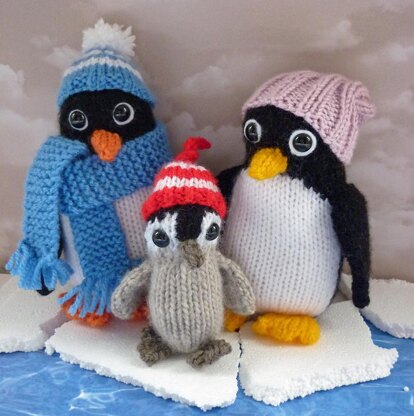 Porter Penguin Family Amigurumi Pattern