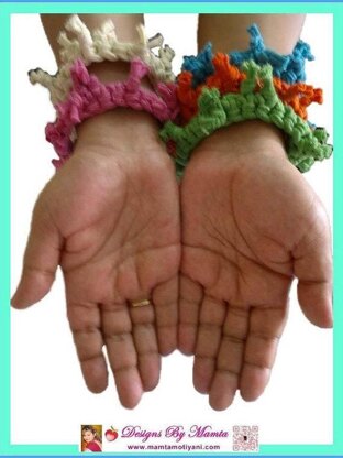 Crochet Bracelet Pattern Beginner Shaggy Bangle