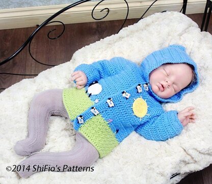 Spring Scene Jacket Crochet Pattern #289