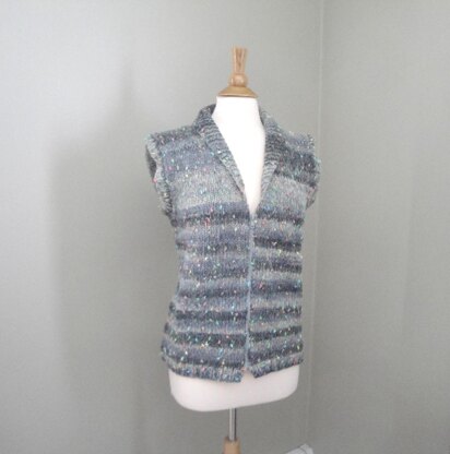 Chunky Shawl Collar Vest