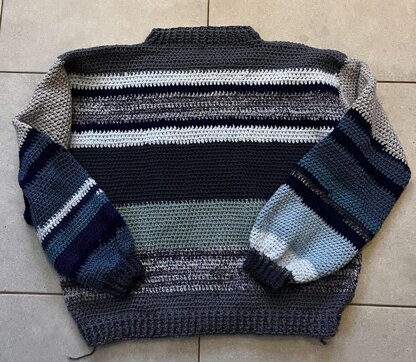 The cloudy men's jumper pattern