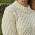 Graduated Yoke Sweater - Jumper Knitting Pattern for Women in Debbie Bliss British Wool Aran by Debbie Bliss