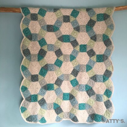 Jack's chain Crochet Quilt