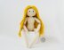 Doll Caroline  ( beads jointed) knitted flat