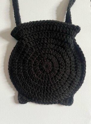 Crochet Cauldron Shaped Bag