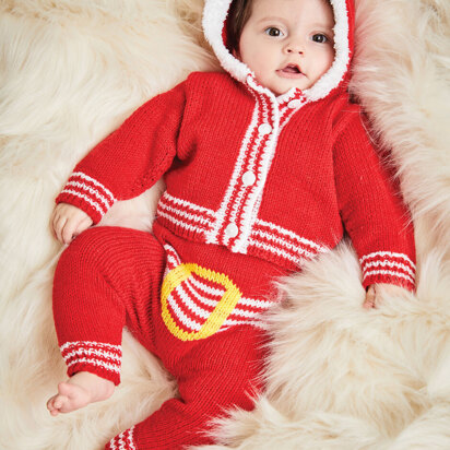 Baby Santa in Sirdar Snuggly DK - 5496 - Downloadable PDF