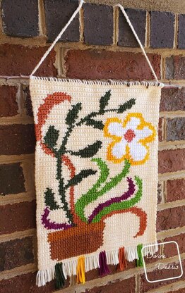 Groovy Flower Wall Hanging