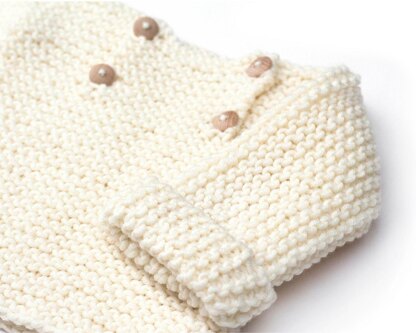 Size New Born - Natural Baby Sweater