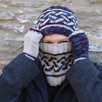 Counterpose Cowl - knitting pattern