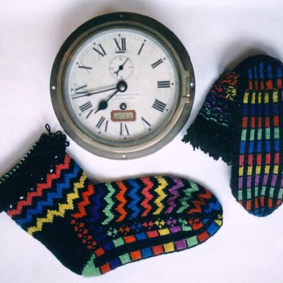 Zig Zag Socks - knitting pattern