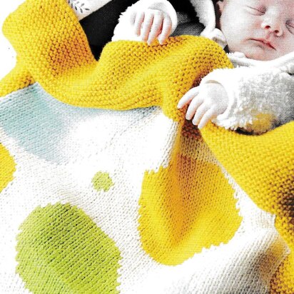 Bubbles Cot Blanket