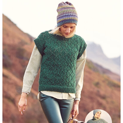 Women's Cardigan, Jumper and Top in Rico Fashion Modern Tweed Aran - 1059 - Downloadable PDF