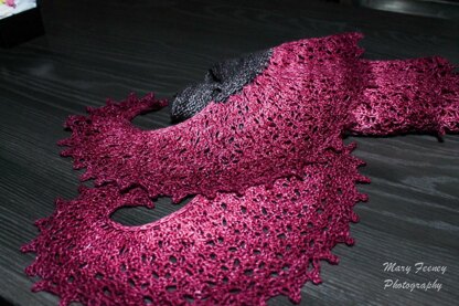 Dragon's Crescent Shawl