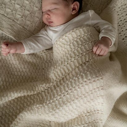 Morning Mist Baby Blanket Bc59 - knitting pattern