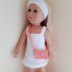 White Sundress for Doll