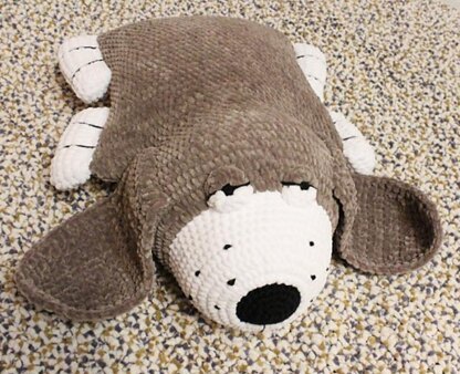 Toy LOUNGER dog / plush pillow