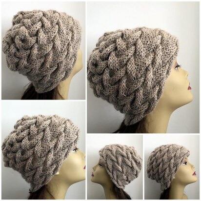 Portia Puffy Cables Hat