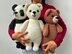 Bear Crochet Bundle: Teddy, Panda, Polar Bear Amigurumi (PDF Pattern)