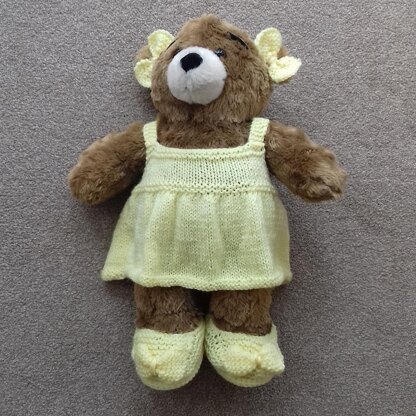 Lemon Ear Bows for Teddy