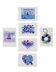 Rowandean Christmas Cards Kit (Blue and Purple) - 32cm x 25cm