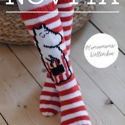 Muuminmamma Woolsocken in Novita - Downloadable PDF