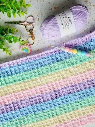 Rainbow Reflections Baby Blanket