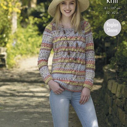 Sweater & Cardigan in King Cole Drifter DK - 4955 - Downloadable PDF