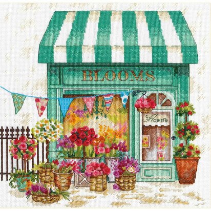 Dimensions Blooms Flower Shop Counted Cross Stitch Kit
