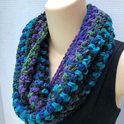 Peacock Infinity Scarf