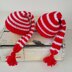 Striped Pixie Elf hat