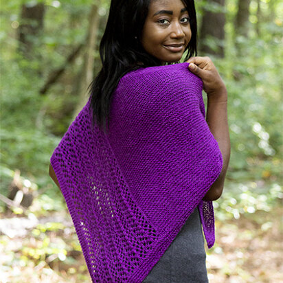 Halfway Home Shawl in Universal Yarn Finn - Downloadable PDF