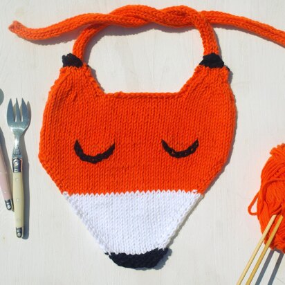 Easy Fox Baby Bib