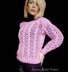 Pink Cable Sweater