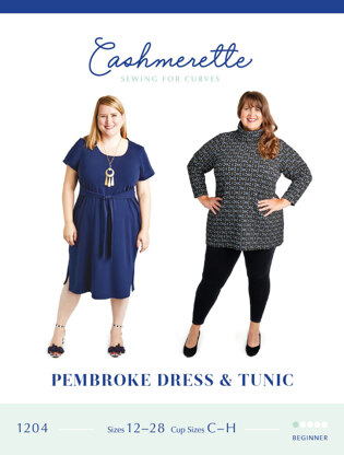 Cashmerette Pembroke Dress and Tunic Pattern By Cashmerette CPP1204 - Paper Pattern, Size 12-28