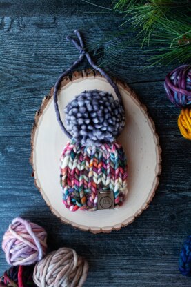 Big Pom Beanie Ornament