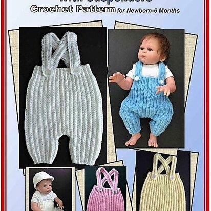 Baby Pants with Suspenders