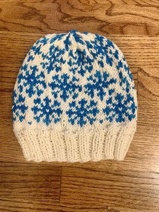 Snowy Flakes Hat