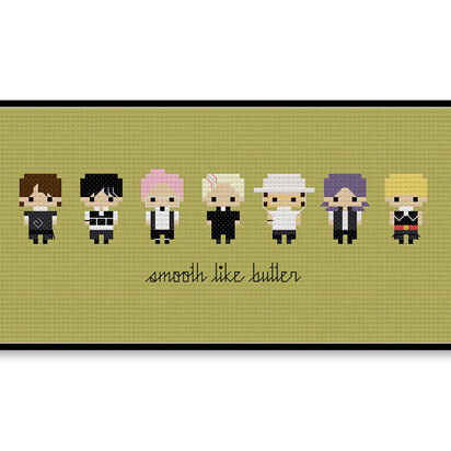 BTS Butter Bite Size - PDF Cross Stitch Pattern