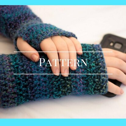 Easy FIngerless gloves