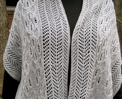 Donnegal Cable Lace Shawl