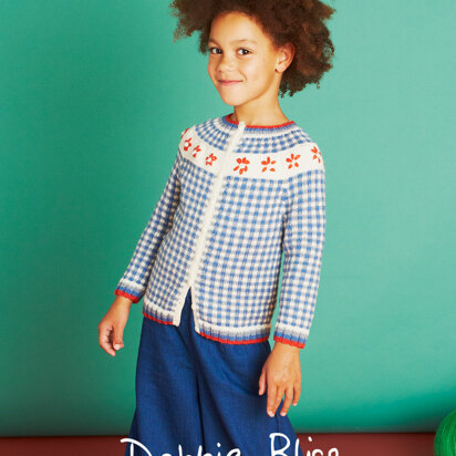 Nora Cardigan - Knitting Pattern For Kids in Debbie Bliss Baby Cashmerino