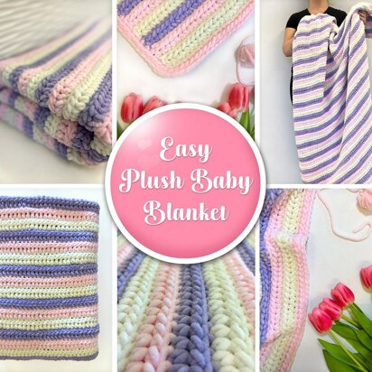 Easy Plush Baby Blanket