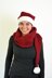 Christmas Scarf Hat Crochet Pattern