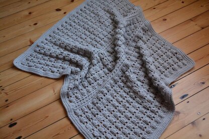Oyster Shell Baby Blanket