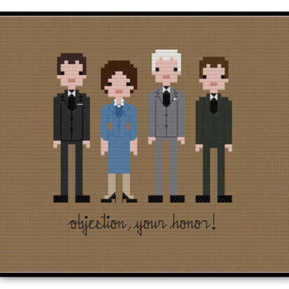 Perry Mason - PDF Cross Stitch Pattern