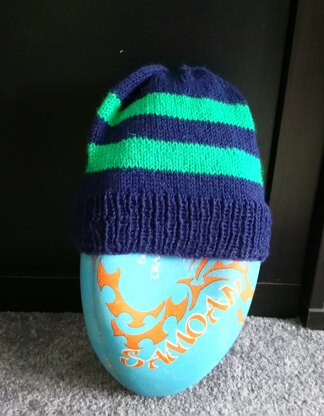 A hat for a rugby player.