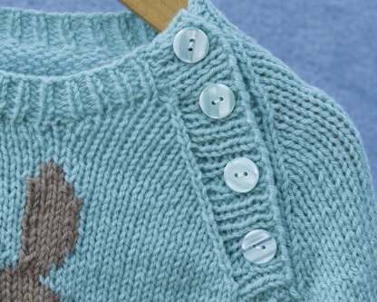 P173 Rabbit Motif Jumper